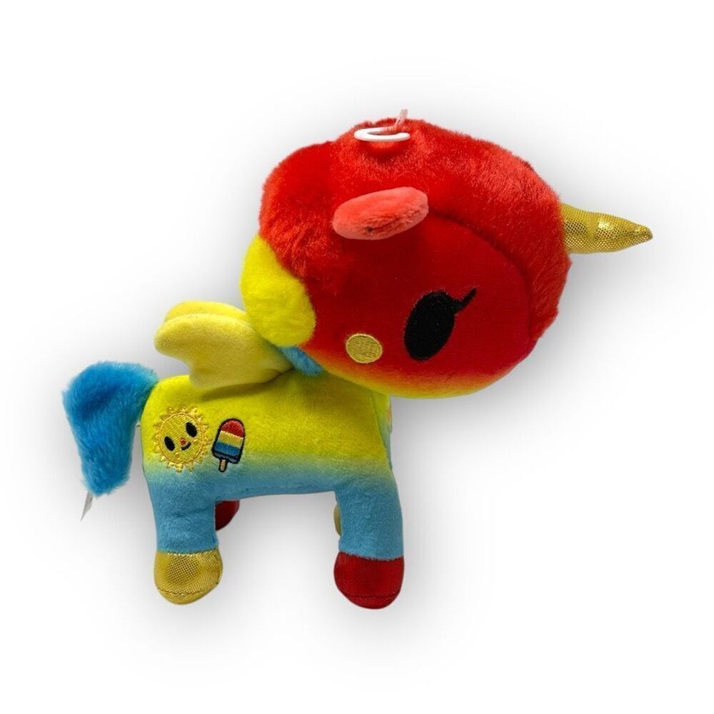 Tokidoki Unicorno Summer Plush Stuffed Animal Kawaii Unicorn 2019 9" Rainbow - Picture 4 of 11